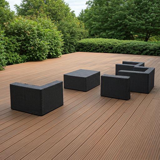 Composite wood deck resurfacing